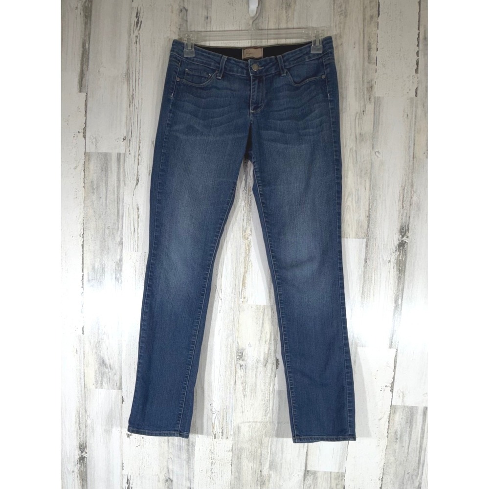 Paige Peg Skinny Jeans Size 27 (30.5x31) Low Rise Slim Fit USA Made Lightweight